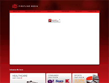 Tablet Screenshot of firstlinemedia.com